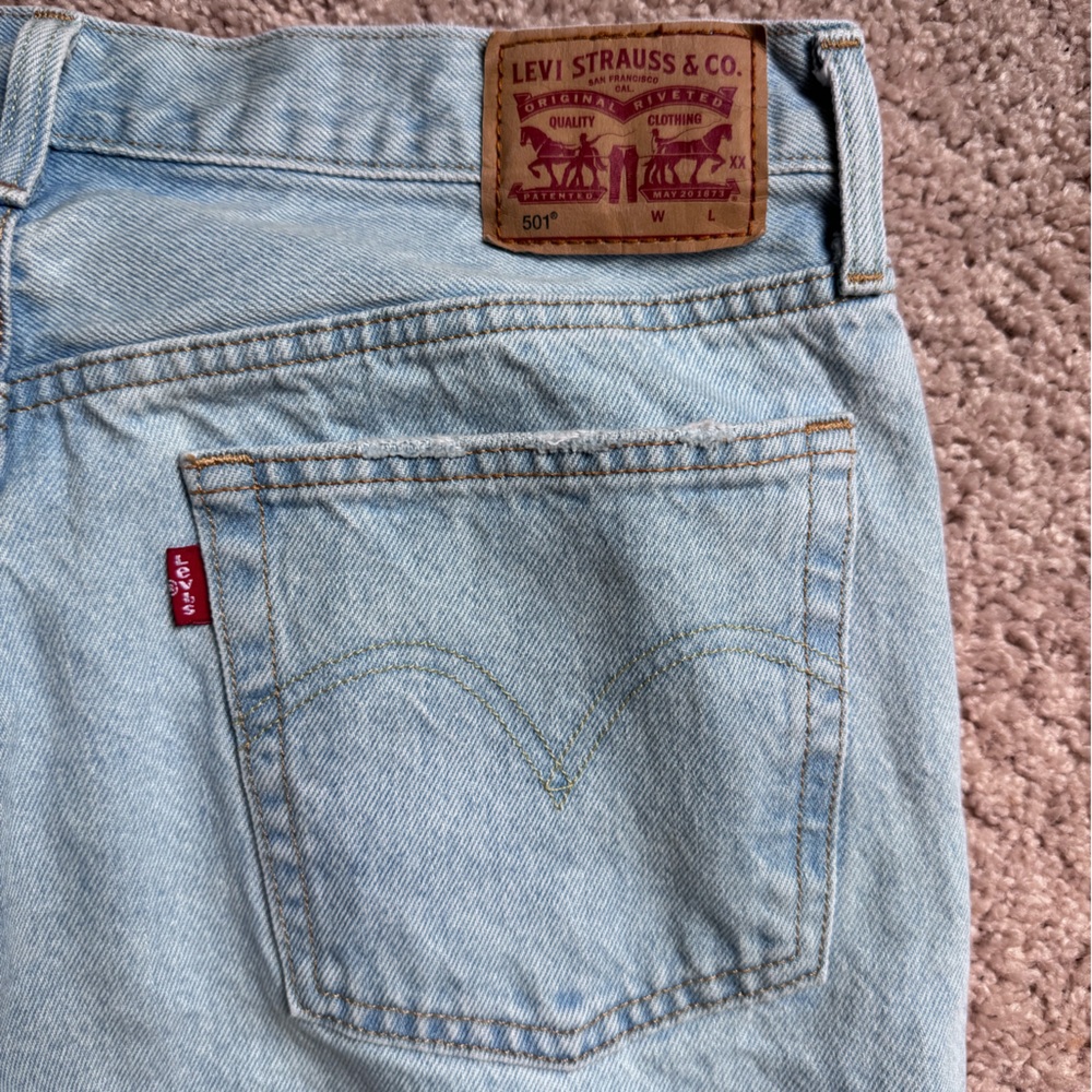 LEVI’S 501 - Women’s - WORN ONCE